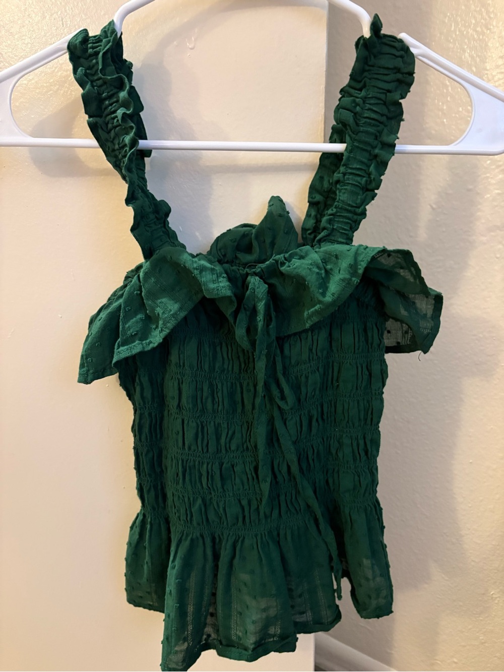 Emerald Green Ruffled Sundress